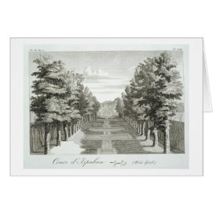 Gardens at Tshehar-Bagh, Isfahan, from' Voyages du
