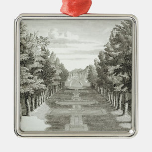 Gardens at Tshehar-Bagh, Isfahan, from' Voyages du Metal Tree Decoration