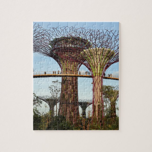 Gardens by the Bay Singapore environmental Jigsaw Puzzle (Vertical)