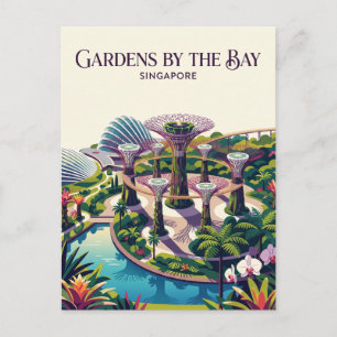 Gardens by the Bay Singapore Postcard