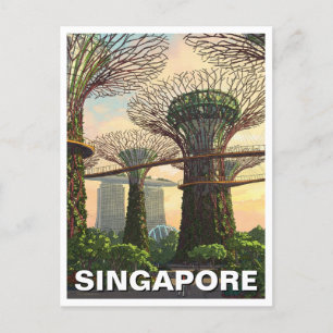 Gardens by the Bay Singapore Postcard