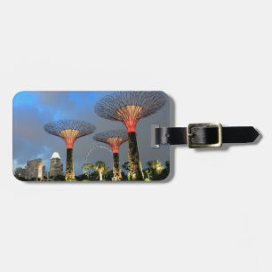 Gardens by the Bay Singapore Supertree Grove Luggage Tag