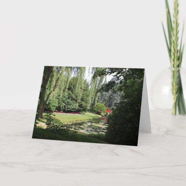Gardens - Midland Michigan Greeting Card (Front)