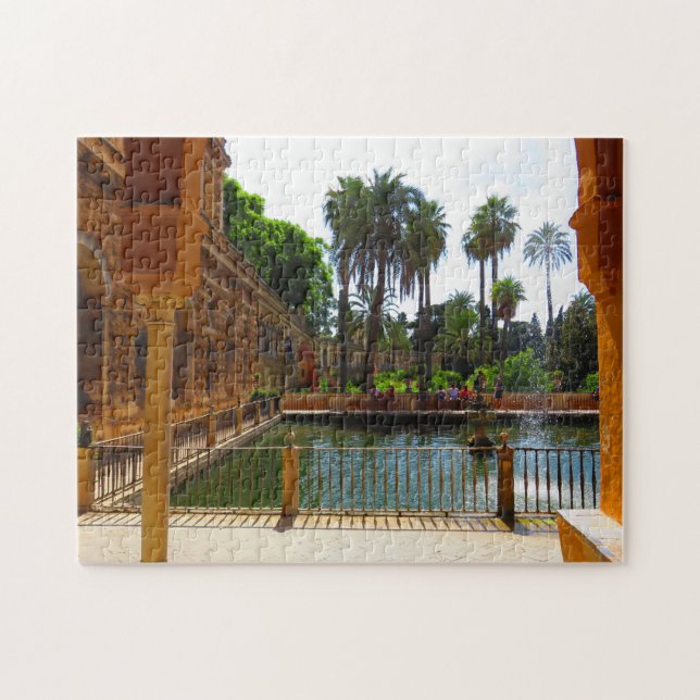 Gardens of the Alcazar of Seville, Spain Jigsaw Puzzle (Horizontal)