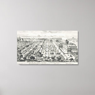 Gardens of the Quirinale, from 'Li Giardini di Rom Canvas Print