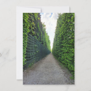 Gardens of Versailles Photo Greetings Card