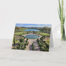 Gardens of Versailles Photo Greetings Card