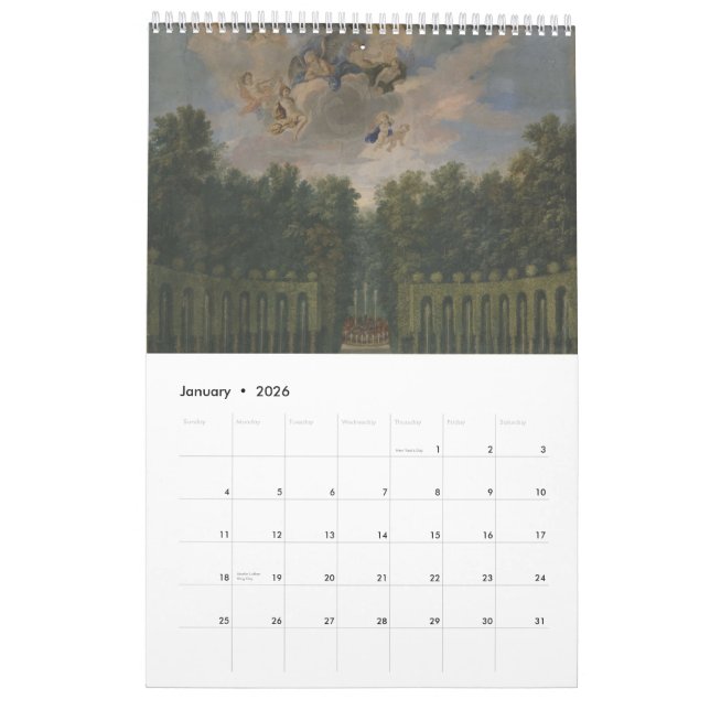 Gardens of Versailles - The Gardens of Versailles Calendar (Jan 2026)