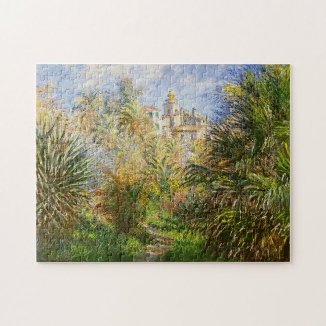 Gardens Villa Moreno Bordighera Monet Fine Art Jigsaw Puzzle (Horizontal)