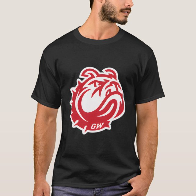 Gardner-Webb Runnin' Bulldogs Left Chest Icon T-Shirt (Front)