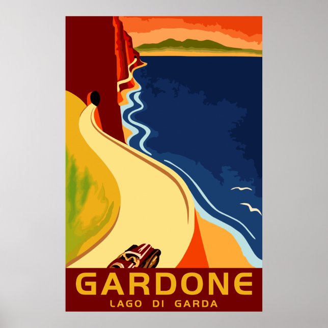 Gardone Lake Garda Poster (Front)
