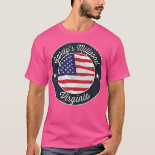 Gardy's Millpond - Patriotic Virginia Souvenir T-S T-Shirt