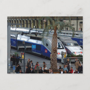 Gare de Lyon. Paris, France Postcard