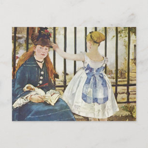 Gare Saint-Lazare - Edouard Monet Postcard