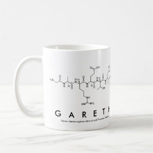 Gareth peptide name mug