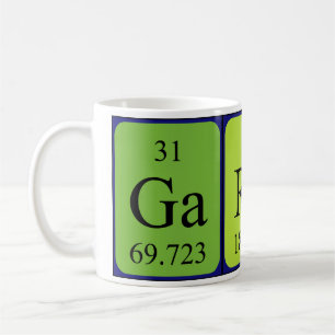 Gareth periodic table name mug