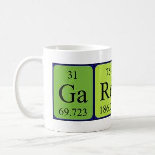 Gareth periodic table name mug