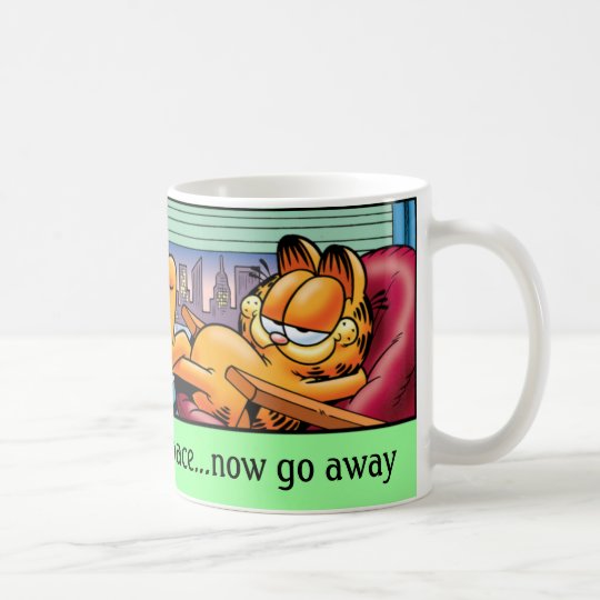 Garfield Logobox Now Go Away Mug