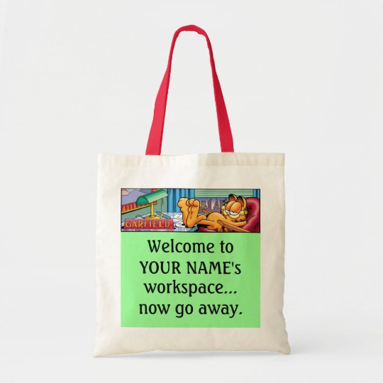 Garfield Logobox Now Go Away Tote Bag