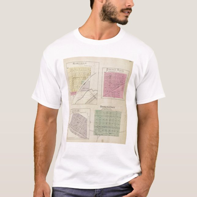Garfield, Pawnee Rock, Heizer, Hoisington, Kansas T-Shirt (Front)