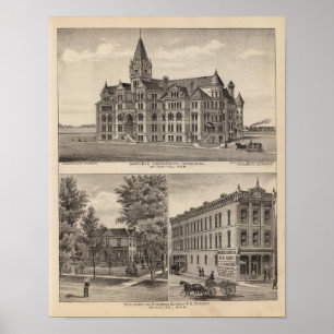 Garfield University, Kansas Poster