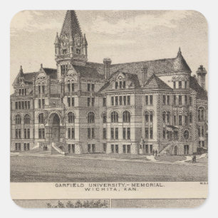 Garfield University, Kansas Square Sticker