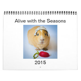 Garfunkel, the guinea pig, 2015 Wall Calendar. Calendar