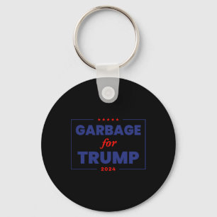 Garge For Trump 2024 Funny Trump Supporter 1  Key Ring