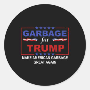 Garge For Trump Make American Garge Great Again 4 Classic Round Sticker