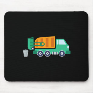 Garge Truck Recycle Waste Trash Collector Earth Da Mouse Mat