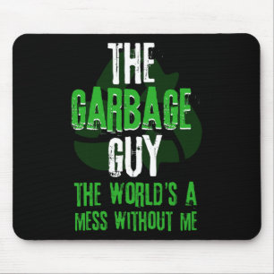 Garge Truck Recycle Waste Trash Collector Earth Da Mouse Mat