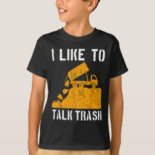 Garge Truck Waste Recycle Trash Collector Earth Da T-Shirt