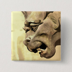 GARGOYLE 15 CM SQUARE BADGE