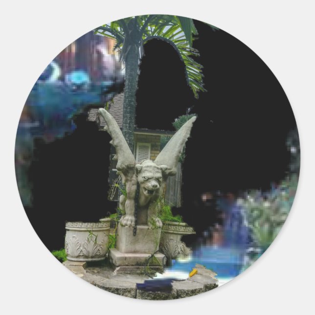 Gargoyle Classic Round Sticker (Front)