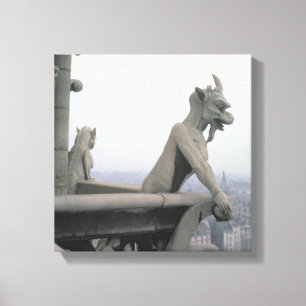 Gargoyle from the balustrade of the Grande Canvas Print