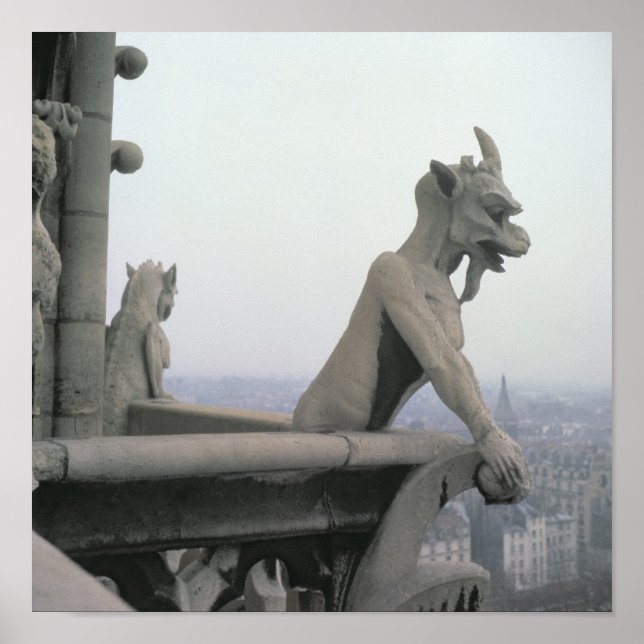 Gargoyle from the balustrade of the Grande Poster (Front)