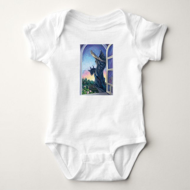 Gargoyle Guardian Baby Bodysuit (Front)