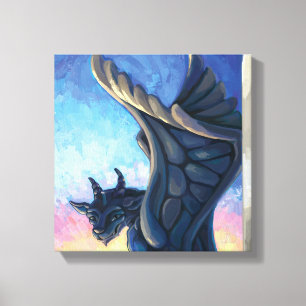 Gargoyle Guardian Canvas Print