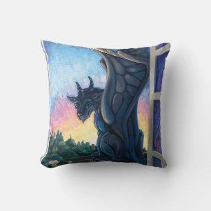 Gargoyle Guardian Cushion