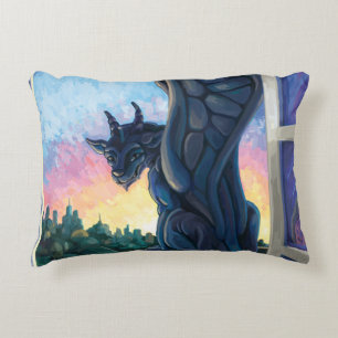 Gargoyle Guardian Decorative Cushion