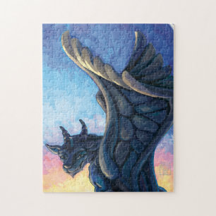 Gargoyle Guardian Jigsaw Puzzle