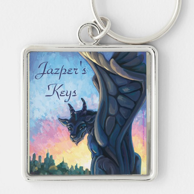 Gargoyle Guardian Key Ring (Front)