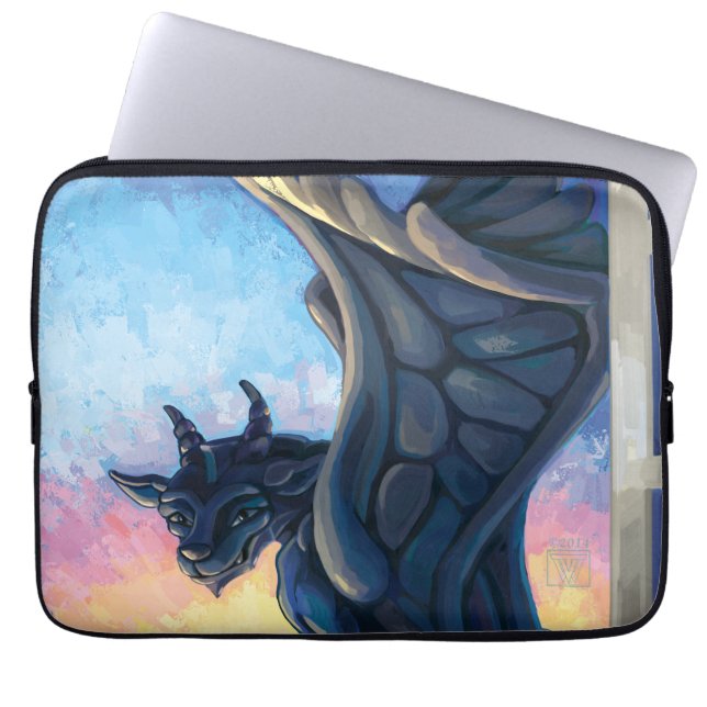 Gargoyle Guardian Laptop Sleeve (Front)