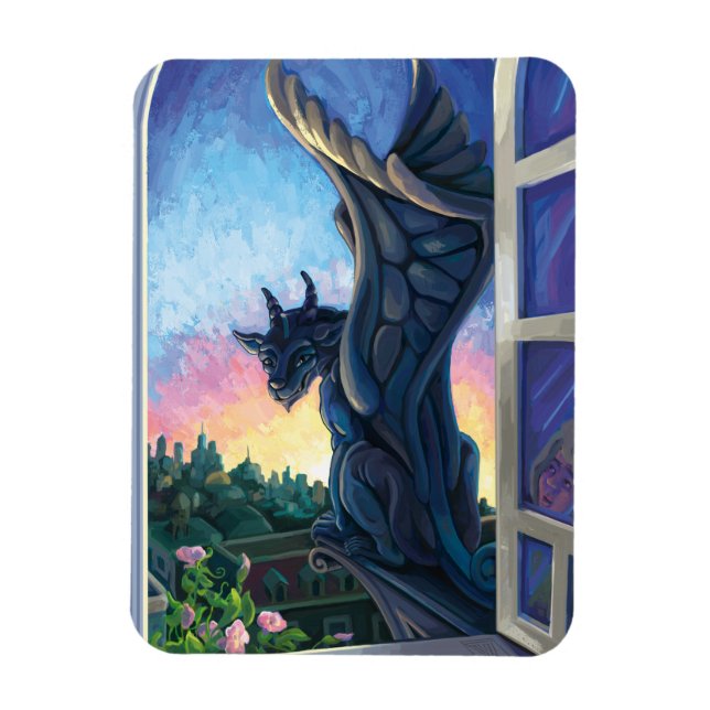 Gargoyle Guardian Magnet (Vertical)