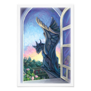 Gargoyle Guardian Photo Print