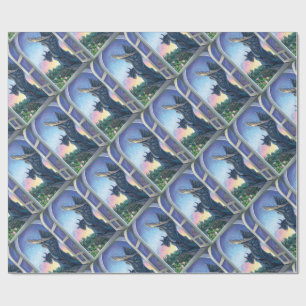 Gargoyle Guardian Wrapping Paper