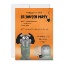 Gargoyle Halloween Party Invitation