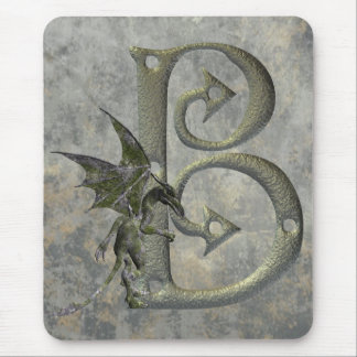 Gargoyle Monogram B Mouse Mat