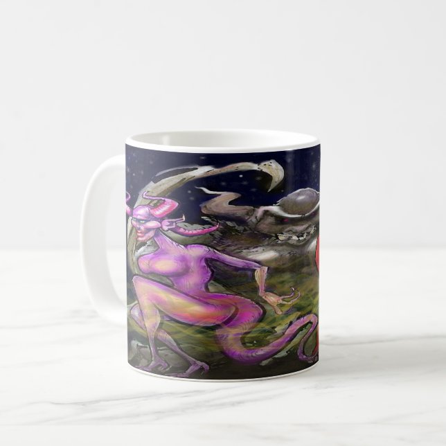 Gargoyle n Dark Fae Coffee Mug (Front Left)