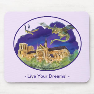 Gargoyle Notre Dame - Paris Dreams Mouse Pad